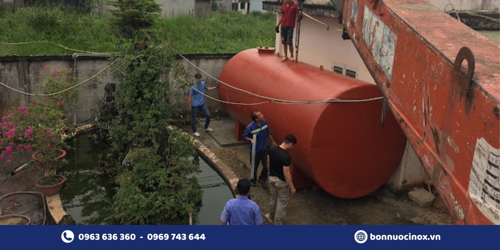 BỒN SẮT CHỨA XĂNG DẦU 30 KHỐI