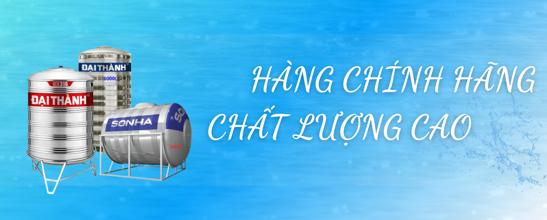 Banner Giới Thiệu Bồn Nước Long Đại Thành