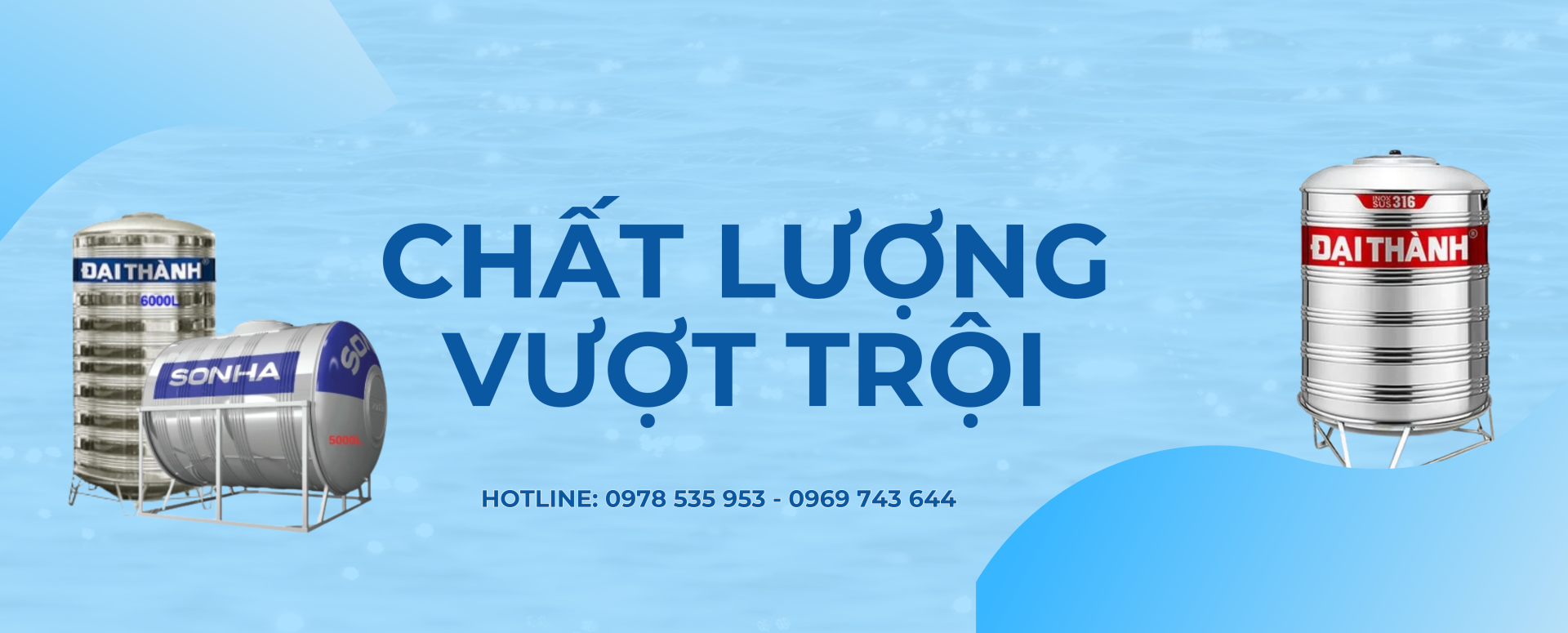 Banner Giới Thiệu Bồn Nước Long Đại Thành 2