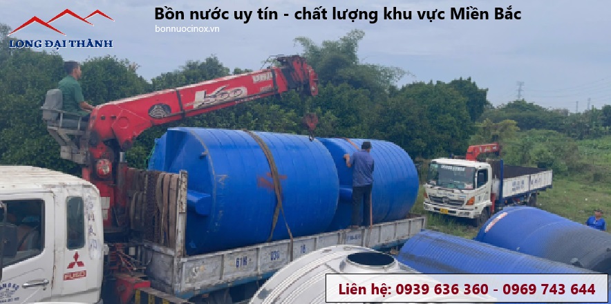 Bồn nước chất lượng uy tín khu vực Miền Bắc