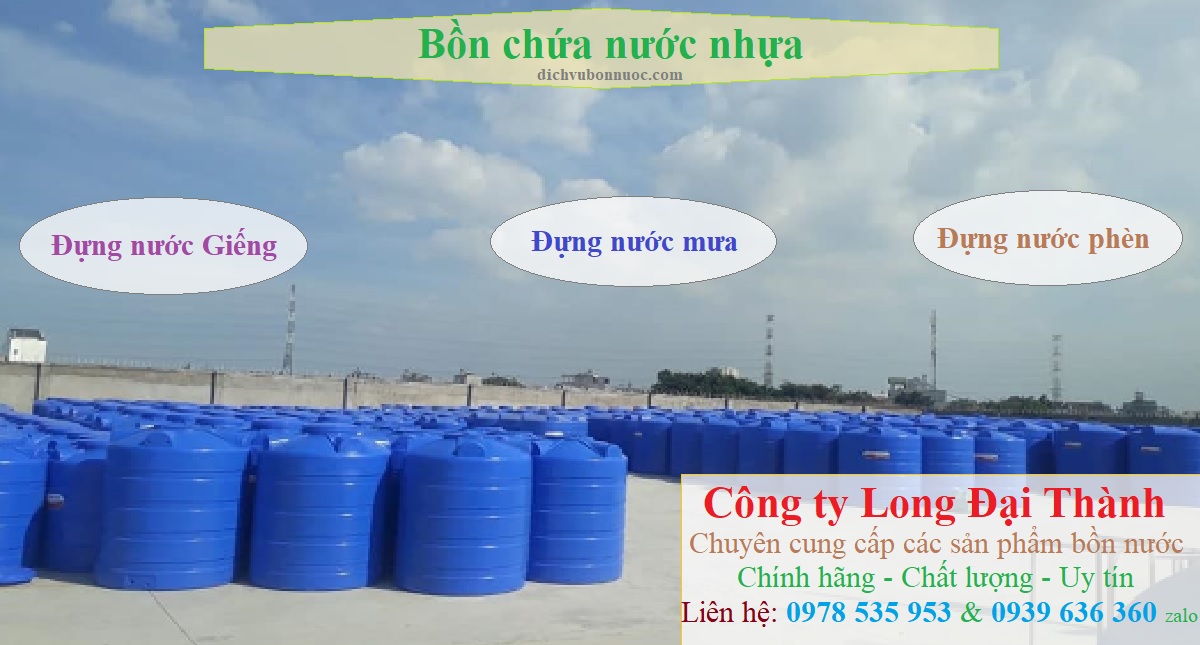 Bồn nhựa chứa nuóc