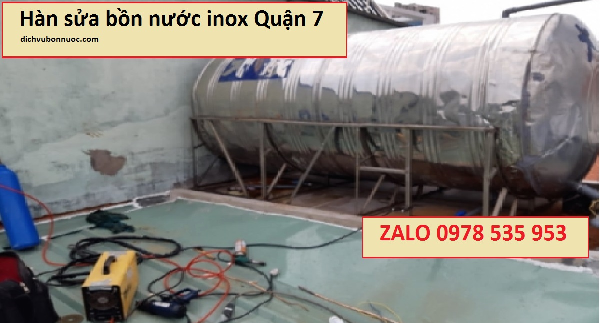 hàn sửa bồn inox quận 7