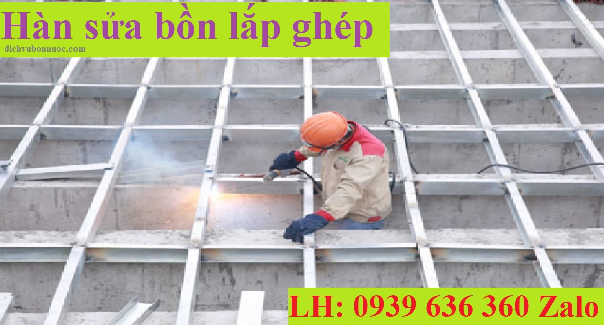 H&agrave;n sửa bồn lắp gh&eacute;p