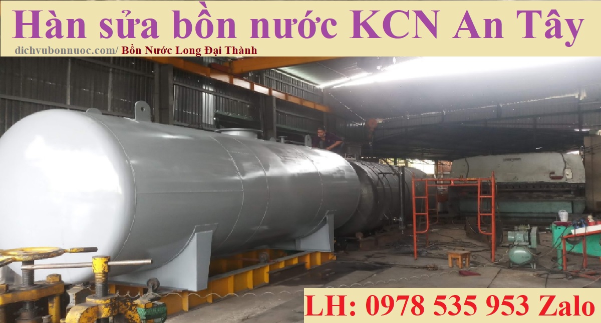 H&agrave;n sửa bồn nước KCN An T&acirc;y