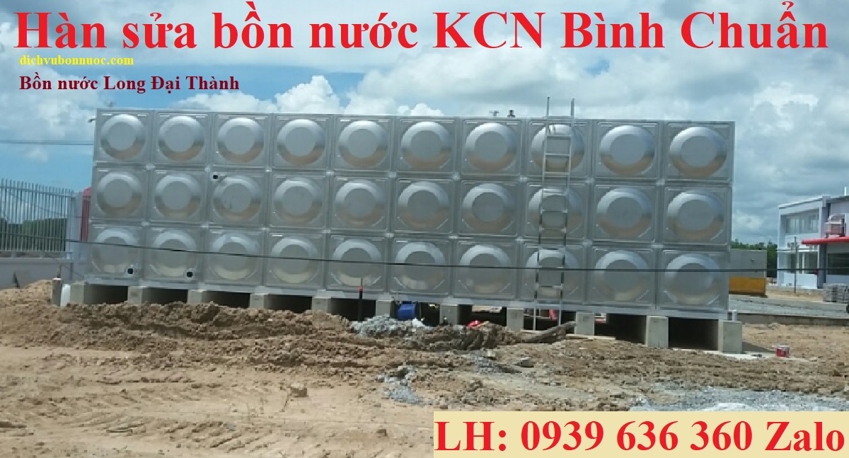 H&agrave;n sửa bồn nước KCN B&igrave;nh Chuẩn