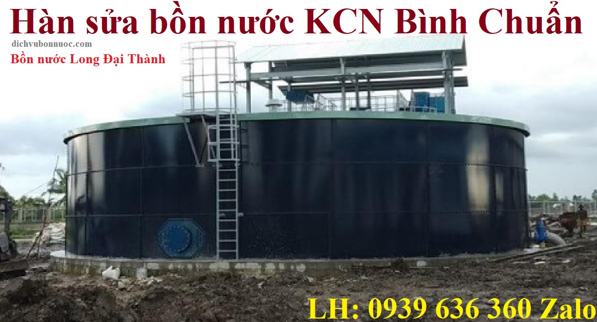 H&agrave;n sửa bồn nước KCN B&igrave;nh Chuẩn