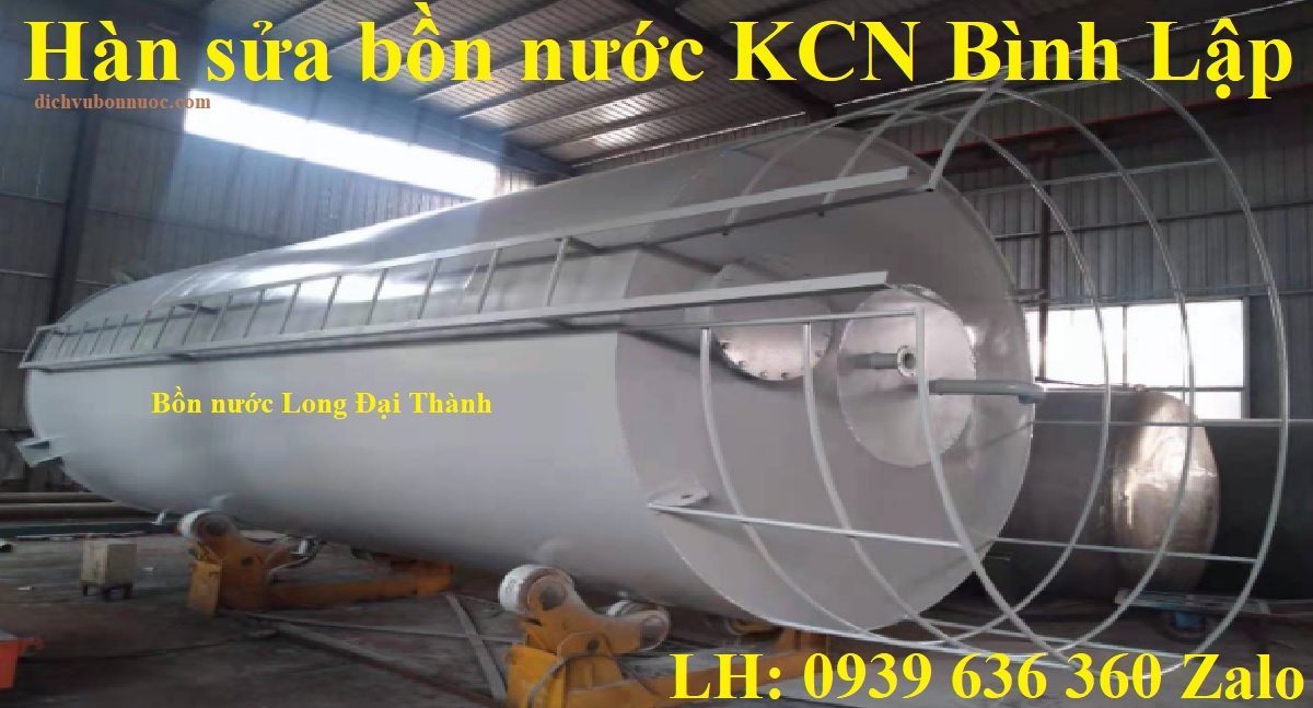 H&agrave;n sửa bồn nước KCN B&igrave;nh Lập