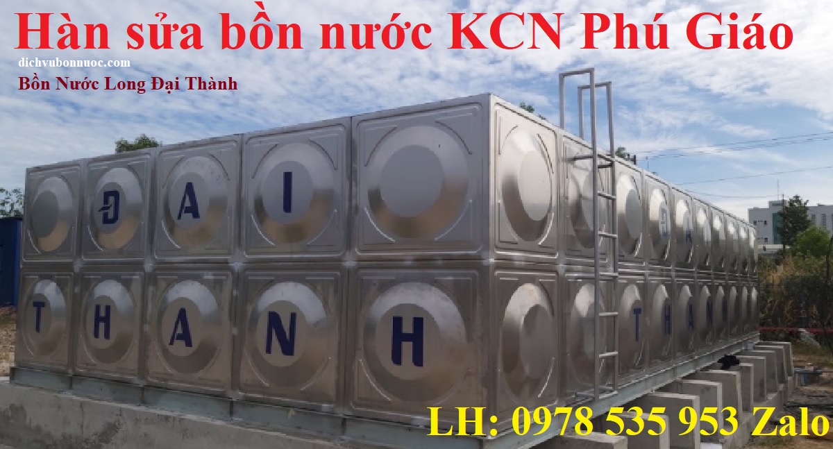 H&agrave;n sửa bồn nước KCN Ph&uacute; Gi&aacute;o