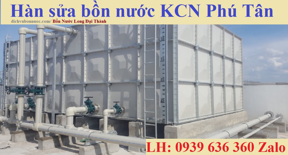 H&agrave;n sửa bồn nước KCN Ph&uacute; T&acirc;n