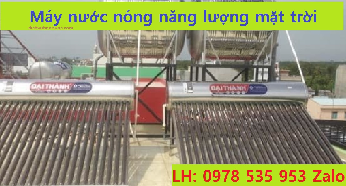 m&aacute;y nước n&oacute;ng năng lượng mặt trời