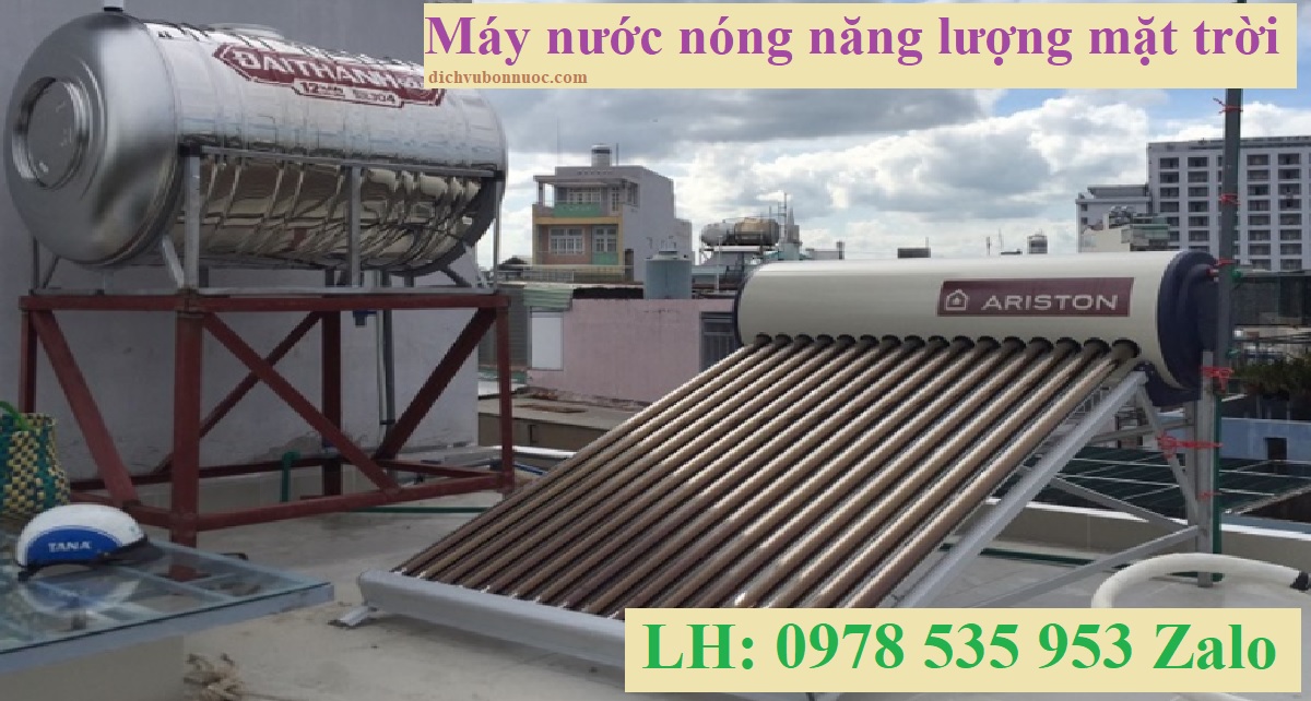 M&aacute;y nước n&oacute;ng năng lượng mặt trời