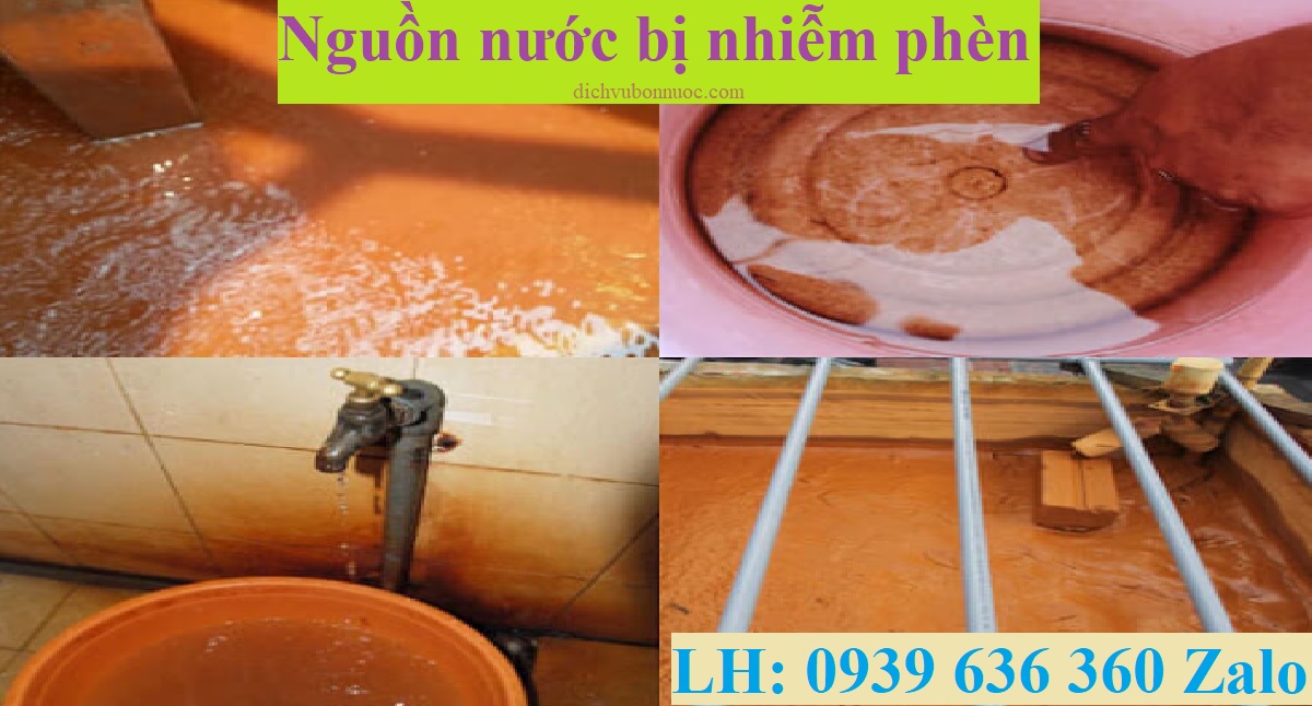 Nguồn nước nhiễm phèn