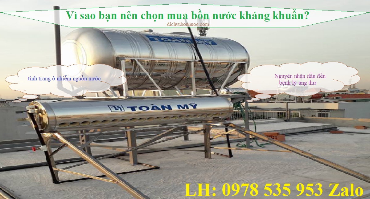 Vì sao bạn nên chọn mua bồn nước kháng khuẩn