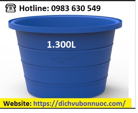 bơ nhựa đại thành 1300l