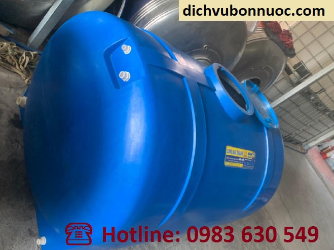 BỒN NƯỚC NHỰA 500L LONG ĐẠI THÀNH NGANG
