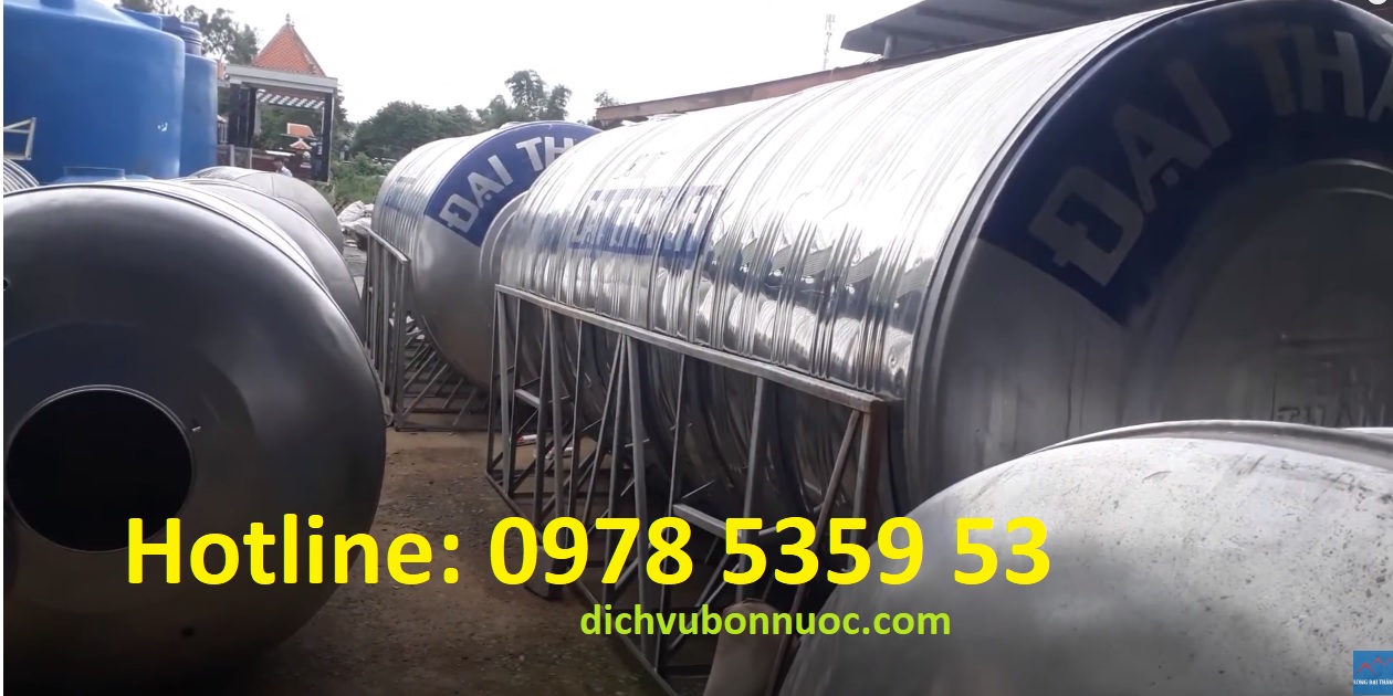 inox 15000l ngang thanh l&yacute; gi&aacute; cực sốc