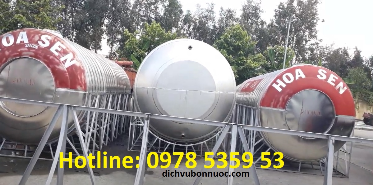 bồn inox trong c&ocirc;ng nghiệp lớn 20000l