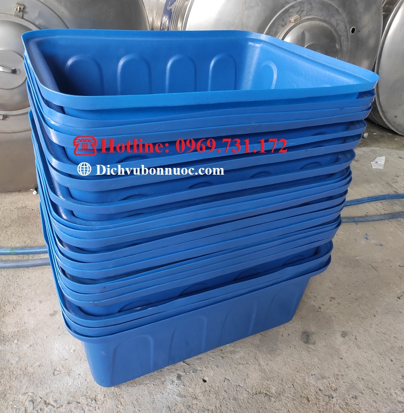 THÙNG NHỰA CHỮ NHẬT 100L