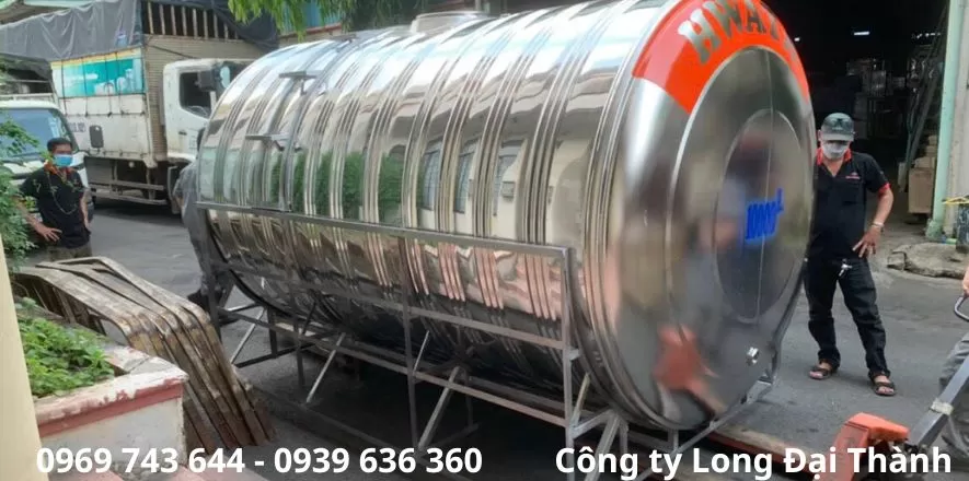 Bồn nước Inox PCCC nằm mới 10000L