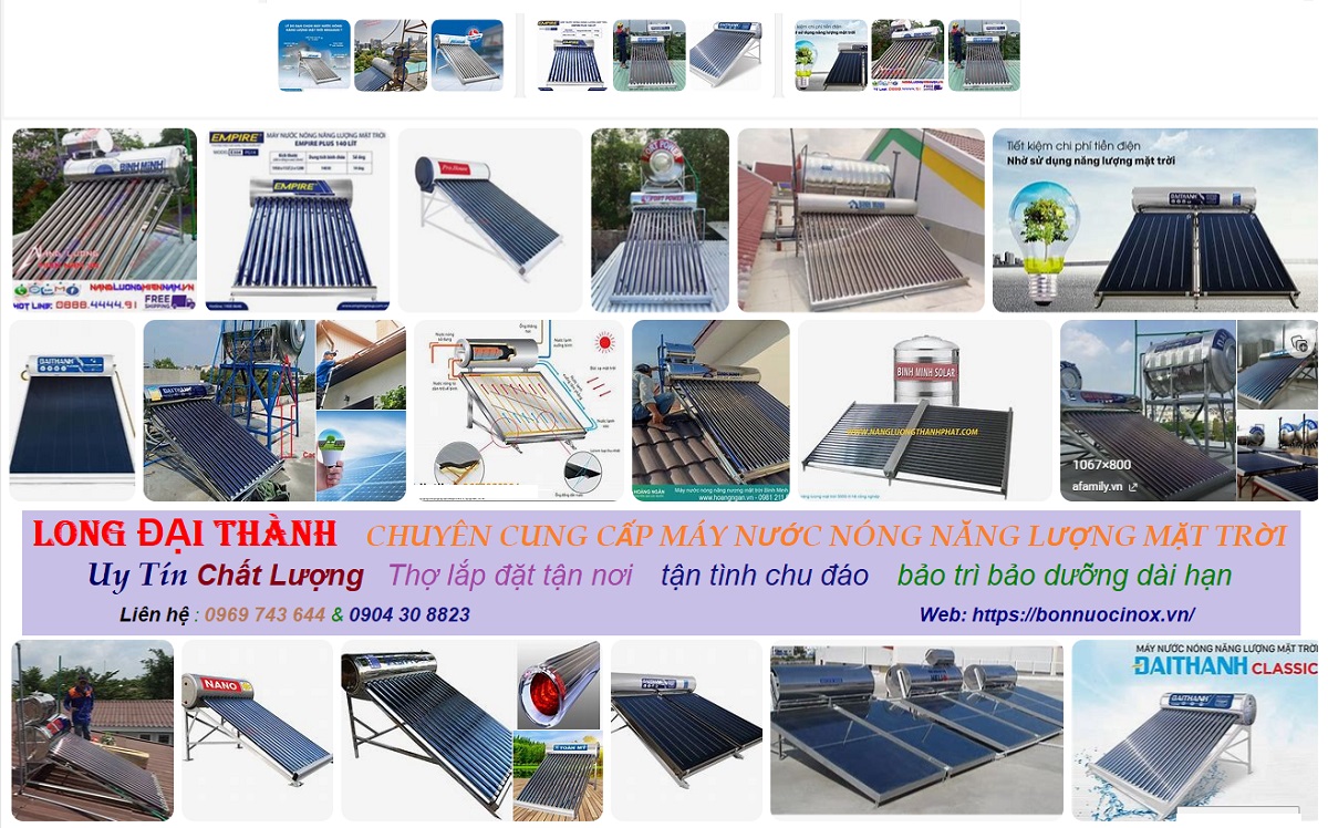 long đại thành chuyên cung máy nước nóng năng lượng mặt trời
