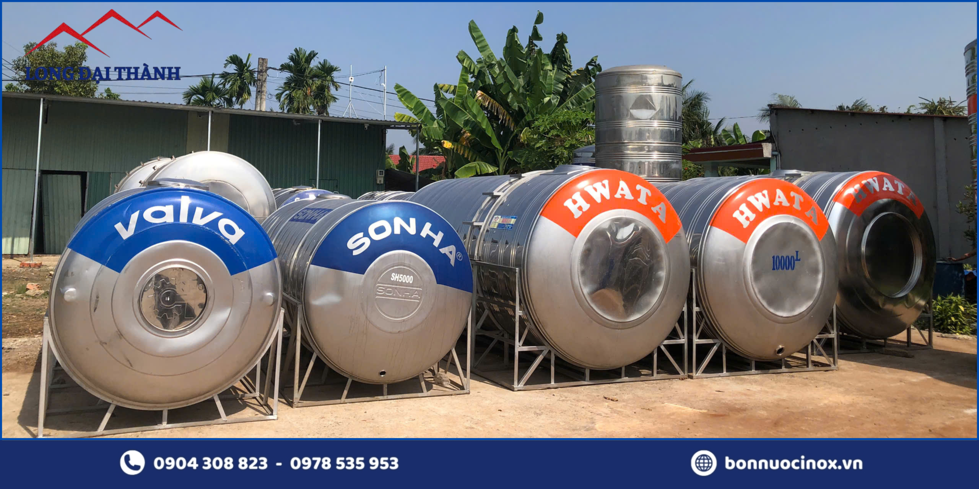 Bồn nước Inox PCCC nằm mới 30000L