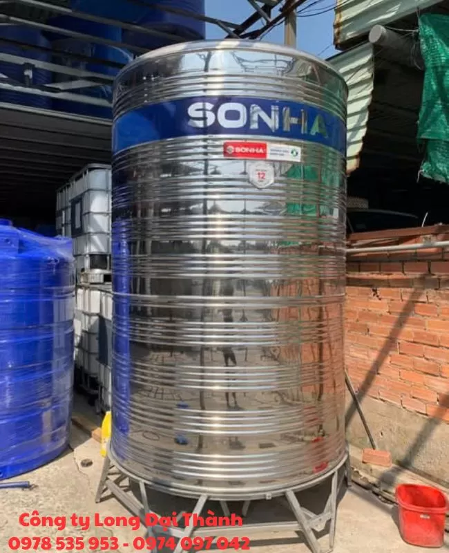 Bồn nước Inox PCCC đứng cũ 3000L giá rẻ