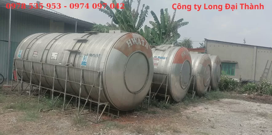 Bồn nước Inox PCCC nằm cũ 20000L