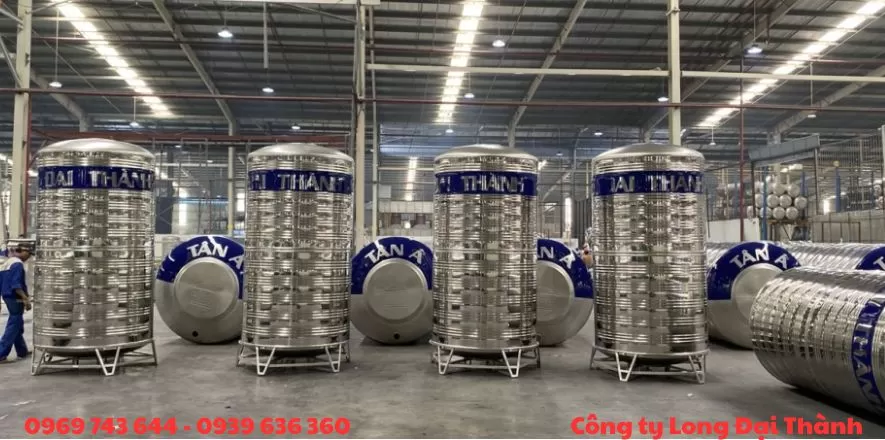 Bồn nước Inox PCCC đứng mới 7000L