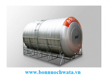 Bồn nước inox Hwata nằm 5000L