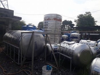 Bồn 10 000l inox nằm.