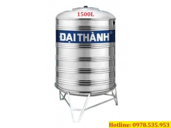 BỒN NƯỚC INOX ĐỨNG 1500L ĐỨNG  ĐẠI THÀNH