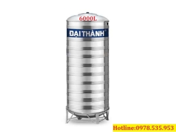 BỒN NƯỚC INOX 6000L ĐỨNG ĐẠI THÀNH