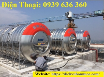 BỒN INOX CÔNG NGHIỆP 20.000L NGANG HWATA