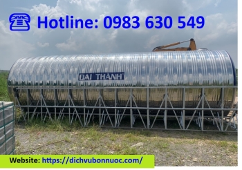 BỒN INOX CÔNG NGHIỆP 30.000L NGANG ĐẠI THÀNH