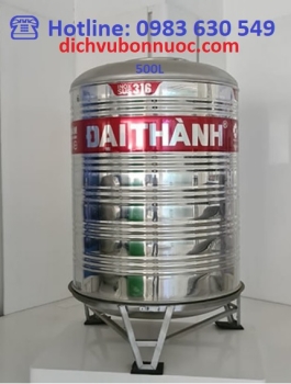 BỒN INOX ĐẠI THÀNH VIGO 500L ĐỨNG SUS 316