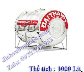 BỒN INOX ĐẠI THÀNH VIGO 1.000L NGANG SUS316