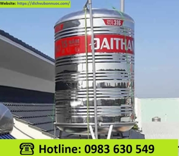 BỒN 1000l INOX ĐẠI THÀNH SUS 316 ĐỨNG