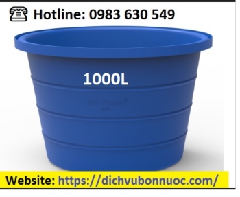 BỒN BƠ NHỰA 1.000L ĐẠI THÀNH