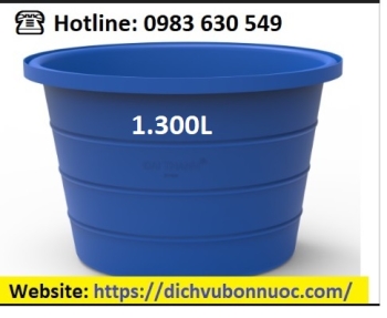 BƠ NHỰA 1.300L ĐẠI THÀNH