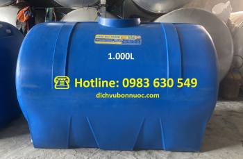 BỒN NHỰA 1.000L NGANG LONG ĐẠI THÀNH GIÁ RẺ