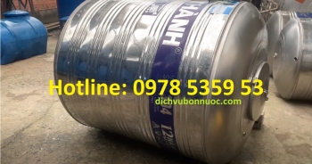 Bồn nước inox 1500 lít cũ giá rẻ