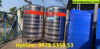 BỒN NƯỚC INOX 2.000L THANH LÝ GIÁ RẺ