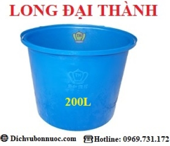 THÙNG NHỰA TRÒN 200L