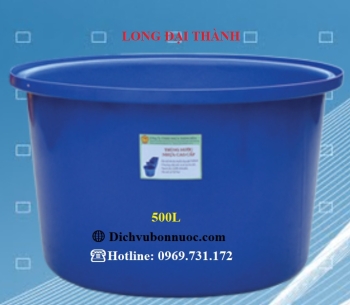 THÙNG NHỰA TRÒN 500L