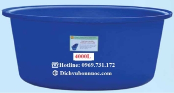 THÙNG NHỰA TRÒN 4000L