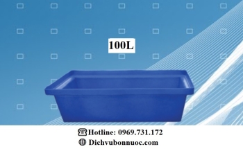 THÙNG NHỰA CHỮ NHẬT 100L