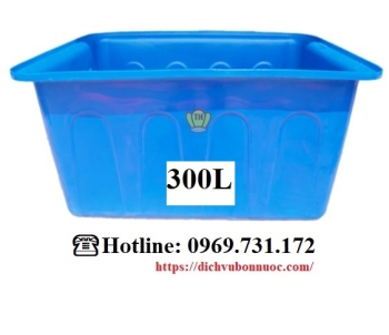 THÙNG NHỰA CHỮ NHẬT 300L