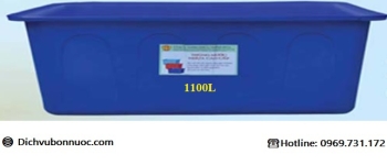 THÙNG NHỰA CHỮ NHẬT 1100L