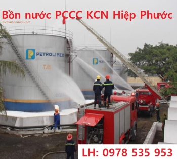 BỒN NƯỚC PHÒNG CHÁY CHỮA CHÁY KCN HIỆP PHƯỚC