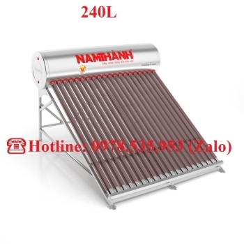 MÁY NƯỚC NÓNG NĂNG LƯỢNG MẶT TRỜI NAM THÀNH GOLD 240L